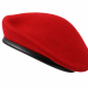 Boina Berret Vermelho fundo Branco